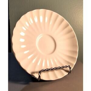 857. J G Meakin Classic White Saucer Ironstone China